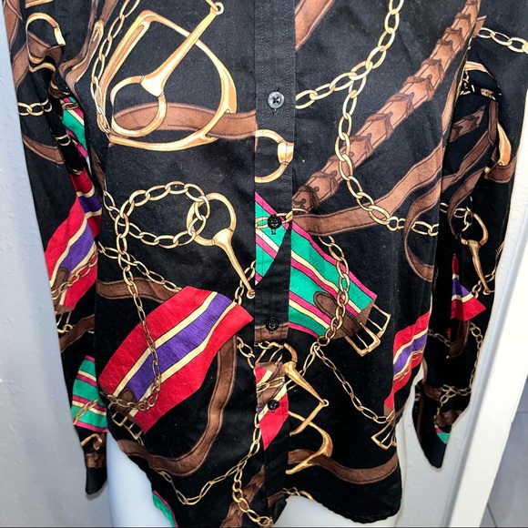 Ralph Lauren Button Up Blouse Vintage - Picture 2 of 9